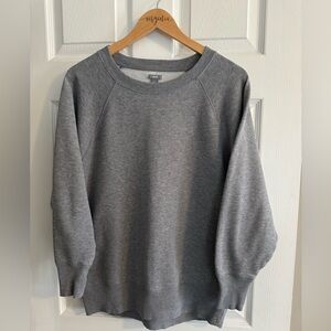 Aerie oversized gray crewneck - size small